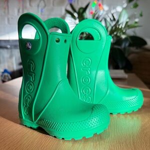 CROCS Bright Green Boots